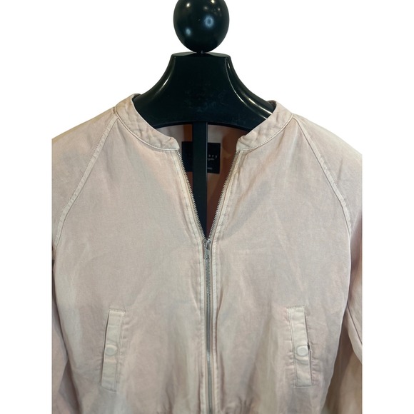 Sanctuary Womens Blush Pink Bomber Jacket Size S - Picture 2 of 7